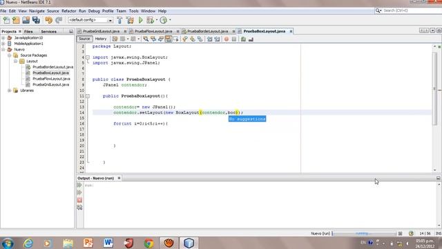 uso de layout en java: borderLayout , gridlayout , boxlayout y flowlayout смотреть онлайн