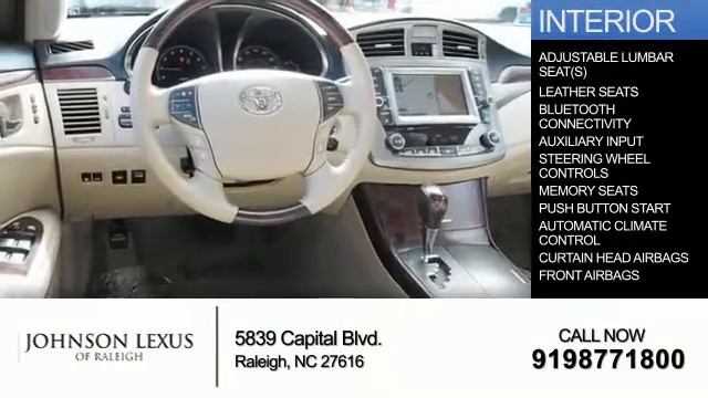 2011 Toyota Avalon for sale in Raleigh NC смотреть онлайн