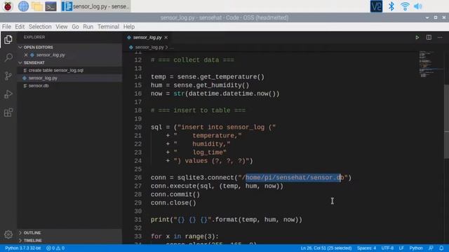 (Progwec #4) Raspberry Pi, Visual Studio Code, SQLite: Saving Sense Hat Data смотреть онлайн