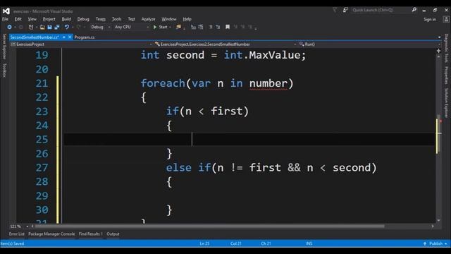 second smallest number in c# смотреть онлайн