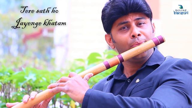 Tujhe Kitna Chahne Lage Hum | Flute Cover | Valentine Special | Kabir Singh | Divine Bansuri смотреть онлайн