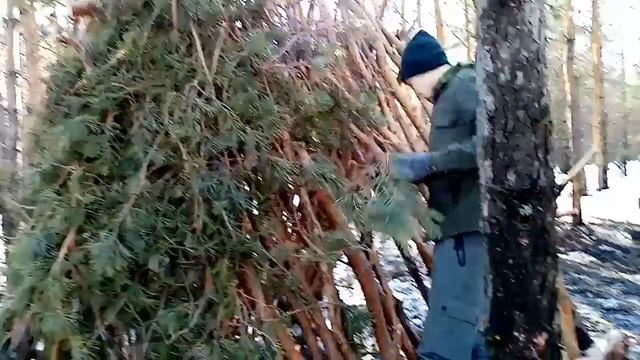 Доделали наш шалаш! Нашли бабочку! смотреть онлайн