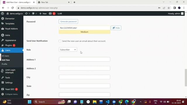 How to add new user in wordpress / how to create new account in wordpress 2023 смотреть онлайн