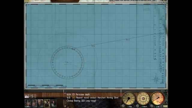 Silent Hunter III [GWX] - Manual Torpedo Solution and Plotting - Using the Hydrophones смотреть онлайн