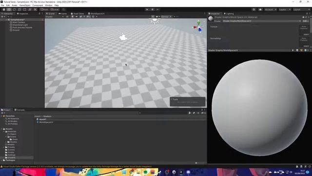 Unity Tutorial || Create A World Space UV Triplanar Shader With Shader Graph смотреть онлайн