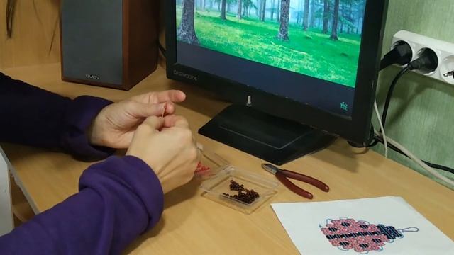 Божья коровка, бисер смотреть онлайн