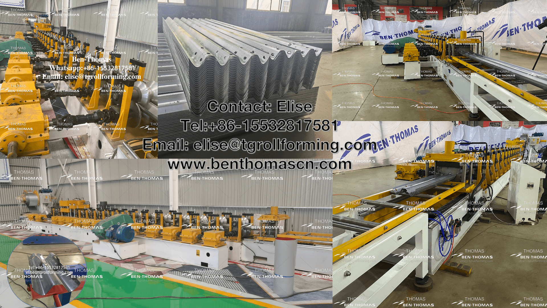 Линия для производства барьерных ограждений с 2 и 3 волнами | Линии холодного профилирования