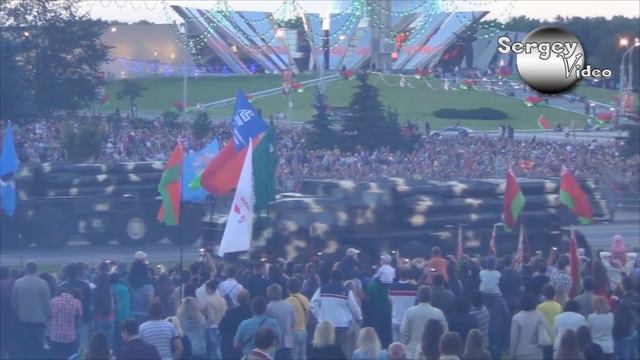 День Независимости Республики Беларусь. Минск. Беларусь. смотреть онлайн