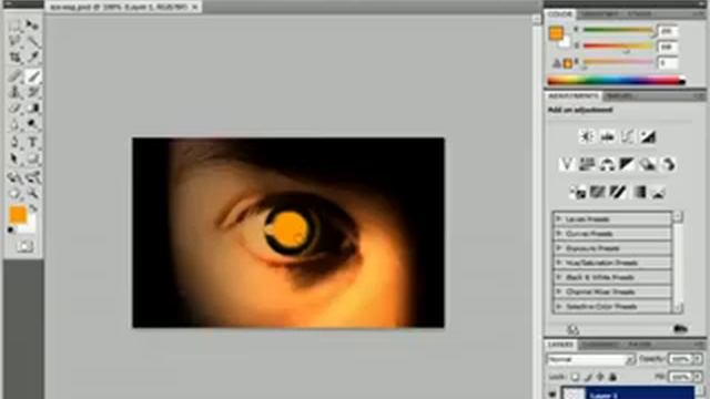 Урок Photoshop – Дьявольский взгляд смотреть онлайн