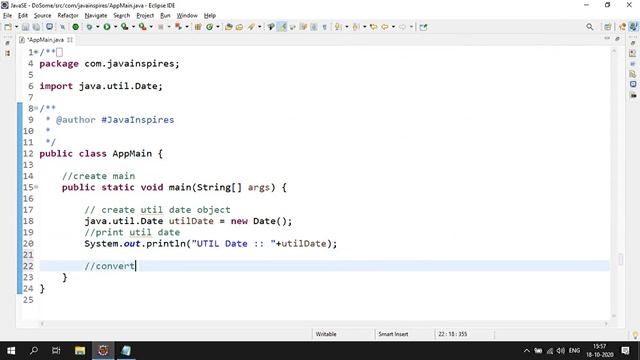 How To Convert java.util.Date to java.sql.Date in Java | Java Inspires смотреть онлайн