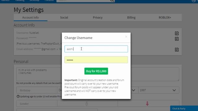 changed my roblox username смотреть онлайн