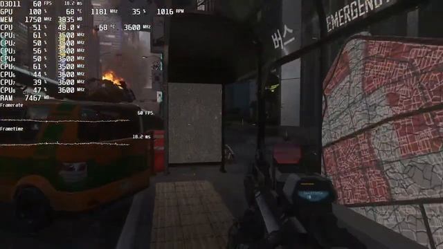 Call of Duty: Advanced Warfare. FPS Test AMD Radeon RX 460 (INTEL Xeon E3 1270) смотреть онлайн