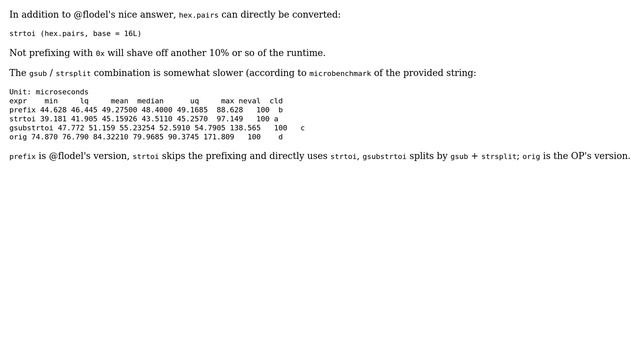 Convert hex encoded string to byte array (2 Solutions!!) смотреть онлайн