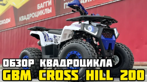 ОБЗОР на новый квадроцикл GBM CROSS HILL 200 от X-MOTORS г. Сургут