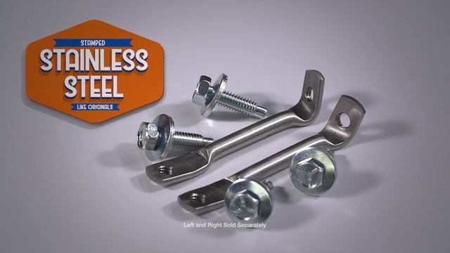 Front fender to fender apron brackets for 1966-77 Ford Broncos. смотреть онлайн
