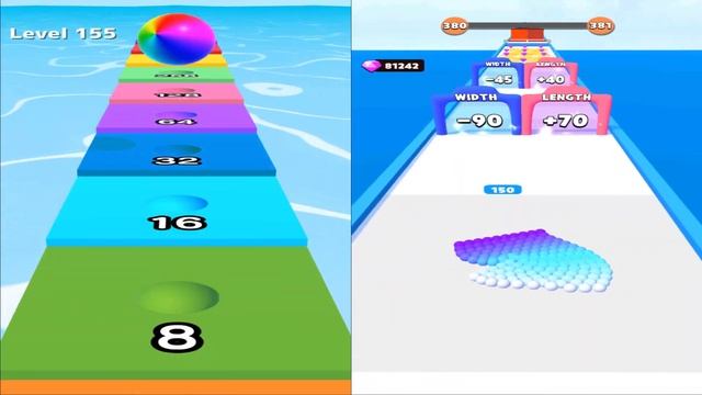 Satisfying Mobile Games 2023 - Ball Run 2048, Canvas Run, Brick Builder, Pancake Run, Giant Rush... смотреть онлайн