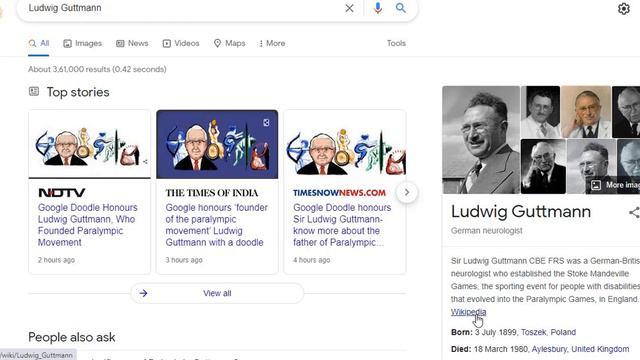 LUDWIG GUTTMAN I FATHER OF PARA OLYMPICS I NEUROLOGIST I JEWISH I BRITISH GERMAN смотреть онлайн