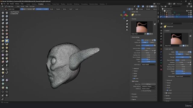 14. High Poly Head Sculpting Pt. 2 смотреть онлайн