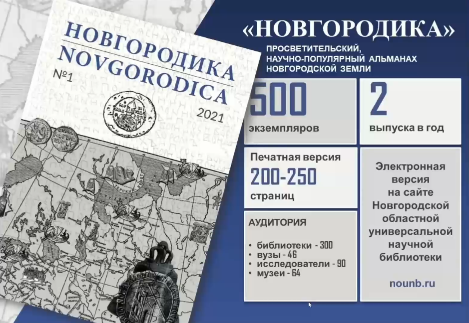Презентация краеведческого альманаха «Новгородика» смотреть онлайн