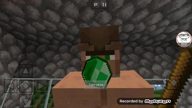 Выживание в Майнкрафте на телефоне #7 деревня смотреть онлайн