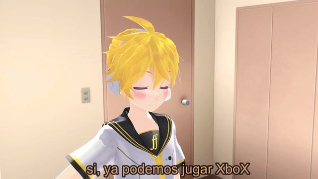 Miku no quiere dejar solo a Kaito con Kagamine Len 【Talkloid - MMD】 смотреть онлайн