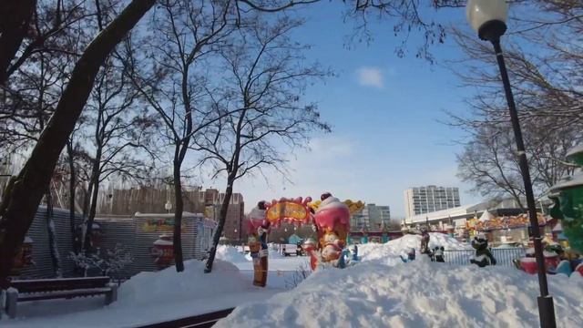 ВОРОНЕЖ - ЗИМНИЙ ПАРК ПОБЕДЫ?ПАРК АРЕНА❄☃️#воронеж смотреть онлайн