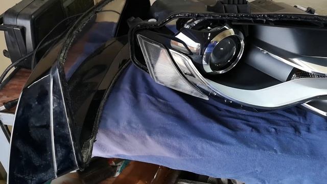 Реставрация биксеноновых фар Audi A4 B8 смотреть онлайн