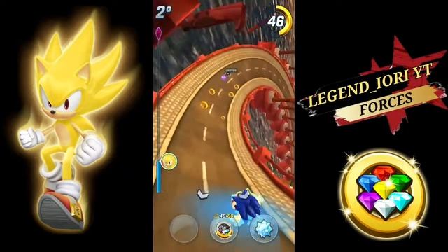 Super Sonic Level 7 Gameplay (Sonic Forces Speed Battle) смотреть онлайн