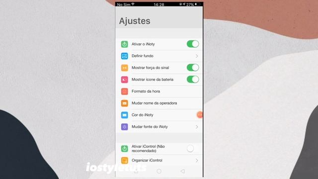 iPhone 8 Style Status Bar on Android (avoid duplicate) смотреть онлайн