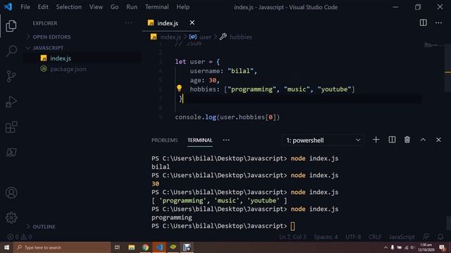 Learning Javascript Programming | Part 13 | JSON смотреть онлайн
