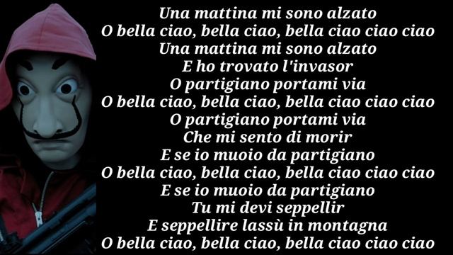 Bella Ciao - Manu Pilas (Lyrics/Letra) смотреть онлайн