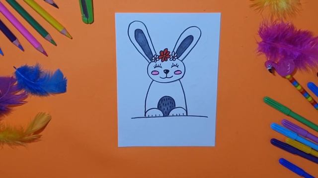 УЧИМСЯ рисовать КОТЁНКА В ГОРШОЧКЕ, ЗАЙЧИКА С ЦВЕТОЧКАМИ, МИЛОГО ЩЕНКА и ОЛЕНЁНКА | #DRAWINGS смотреть онлайн