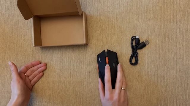 Беспроводная бесшумная USB мышка AZZOR с встроенным аккумулятором и подсветкой смотреть онлайн