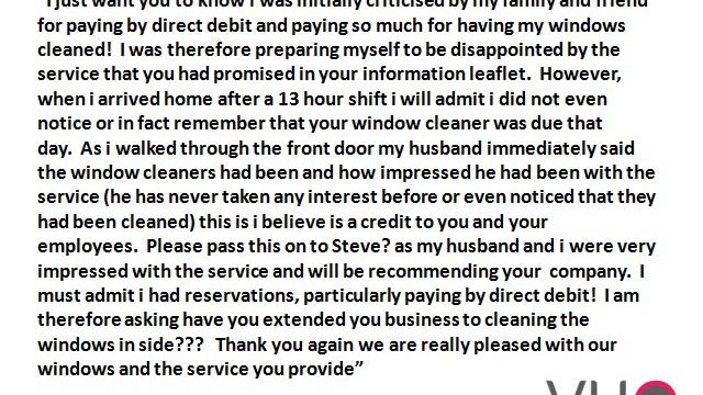 Vue window cleaners in cardiff testimonials смотреть онлайн