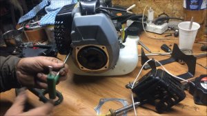 Мото коса "Интерскол"-КБ25/ 52В перешедший по наследству бензо инструмент!)