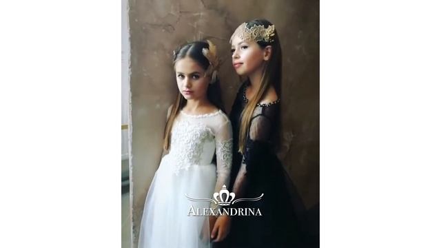 Кадры со съемок новой коллекции детских бальных платьев Созвездие Грёз 2019 от Alexandrina смотреть онлайн