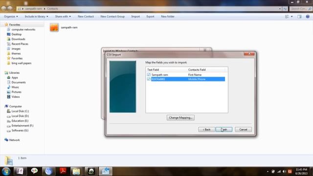 How to convert .csv (Common seperated value) file to .vcf ( V card file) No Software NEEDED... !! смотреть онлайн
