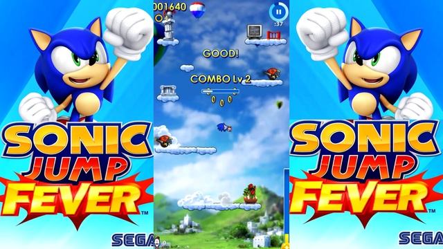 Sonic Jump Fever (Android) Gameplay смотреть онлайн