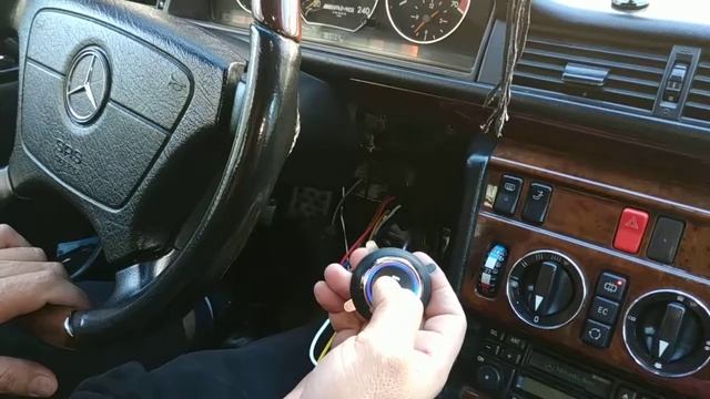 Установка старт стоп в W124 Zeepin Start Stop