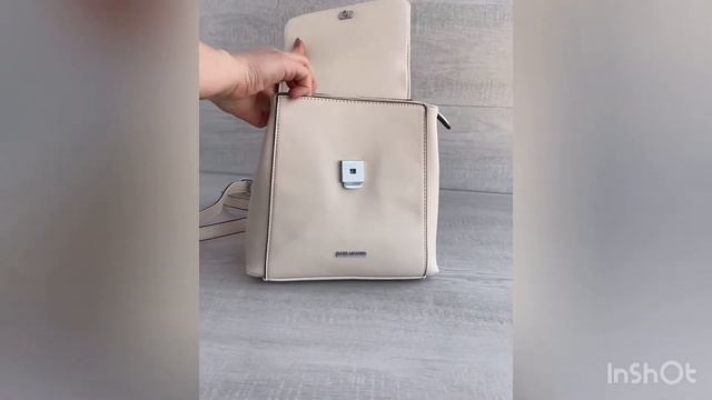 Видеообзор женского рюкзака Velina Fabbiano VF552157-3 beige смотреть онлайн
