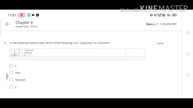 Coursera | Programming for everybody (getting started with python) | week -6 | chapter-4 | quiz so смотреть онлайн