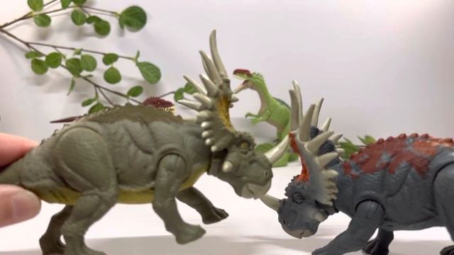 Jurassic World FIERCE FORCE wave 3 Masiakasaurus Monolophosaurus Styracosaurus Tanystropheus review смотреть онлайн