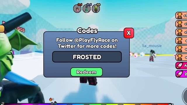 *NEW* ALL WORKING CODES FOR FLY RACE ROBLOX смотреть онлайн