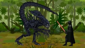 Дарт Вейдер против Хищника, Джейсона Вурхиза, Кожаного Лица, Призрачного Лица, Эйлен Куин, Майкла Ма