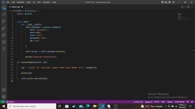 CRUD ABMC con Python y MySQL Parte 1 смотреть онлайн