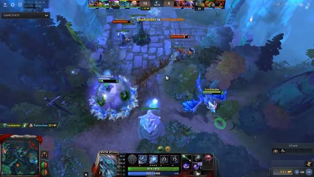 Winter Wyvern saving Undying with Winter's Curse and gets double kill! смотреть онлайн