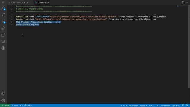 PowerShell QuickScripts - EP 1 | How to UNPIN taskbar apps windows 10/11 with PowerShell. смотреть онлайн