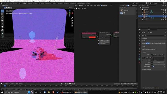 Blender Octane Render Tutorial | Toon Light and Material Basics смотреть онлайн