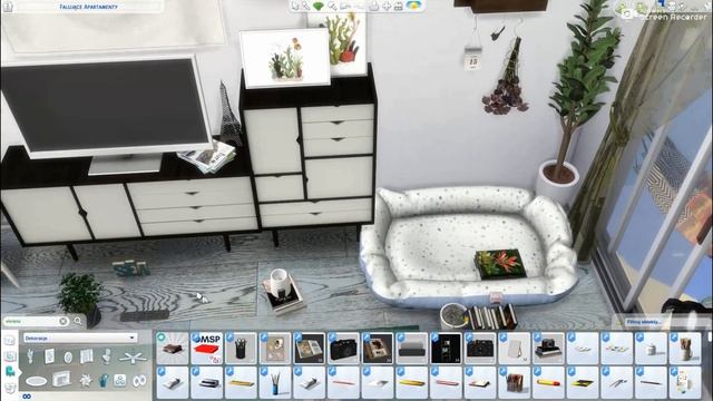 The SIMS 4 / apartment for roommate girls with 2 dogs / speed build / lots of CC links смотреть онлайн