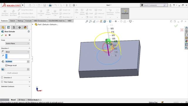 How to change Sketch Plane in Solidworks? смотреть онлайн